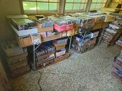 Massive Music Media Collection Including over 70,000 Record Albums, Cassette Tapes, And CDs