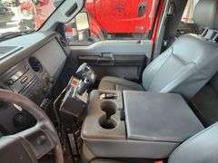 2015 Ford F 550 Heavy Duty 4x4 Truck With Snow Plow and Monroe Spreader, Odometer Reads 75,797 Miles, VIN# 1FD0X5HT7FEB32574, Engine Oil Leak, Kansas Title, See Details For Video, See Details For Video