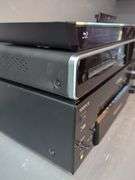 Panasonic Blu-Ray Disc Player, Philips Blu-Ray Disc Player, And Sony Digital Audio/Video Control Center