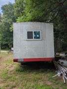 Mobile Trailer With Side Door And Window, No Title