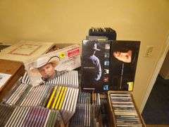 Massive Music Media Collection Including over 70,000 Record Albums, Cassette Tapes, And CDs