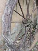 Antique Tractor Wheel, Approx 45"