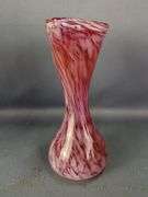 Czech Art Glass Vases, Qty 4