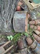 Large Industrial Metal Wheel with Hub