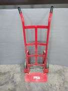 Red Hand Truck / Dolly With Hard Tires