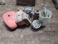 Tractor and Farm Equipment Parts, Including Gas Tanks, Fixtures And More