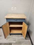 Rolling Island Cabinet, 28" W X 19" D X 36" H