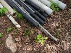 PVC and Metal Pipes, Various Sizes