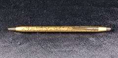 Cross Floral Pattern Pen with Original Box