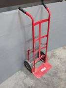 Red Hand Truck / Dolly With Hard Tires