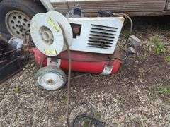 Rolling Air Compressor with Hose Reel