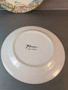 Rosanna Set Of 4 Salad Plates Featuring London Map