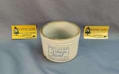 Village Farm Wilmot Butter & Egg Co. Crock with Northland Milk & Ice Cream Company Decals