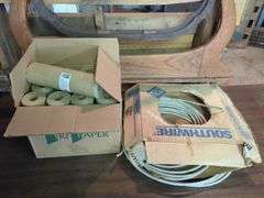 Masking Paper Rolls and Southwire Electrical Cable
