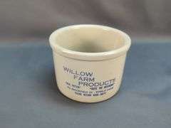 Willow Farm Products Butter Crock