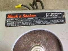 Craftsman Router, Black & Decker Miter Saw, and Tile Cutter