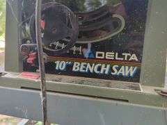 Delta 10" Bench Saw, Untested