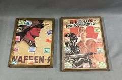Framed "Day of Heroes" 1943 Issue Stamp Sets