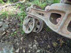 Antique Industrial Pulley System