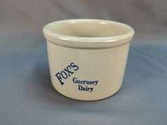 Fox's Guernsey Dairy Stoneware Crock