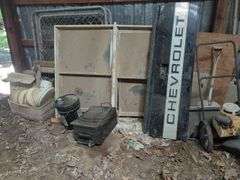 Barn Find - Assorted Tools, Furniture, and Building Materials