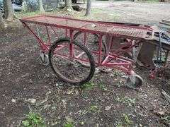 Industrial Metal Cart with Wheels