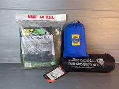 Camping Supplies: Camp Inn Mosquito Bar, Ticket To The Moon Hammock, LifeSystems Duo Mosquito Net