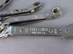 Craftsman Offset Ratcheting Box End Wrenches