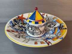 Villeroy & Boch Circus Themed Bowl and Covered Container