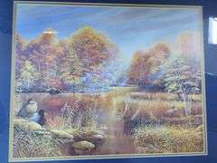 Ruane Manning Framed Autumn Landscape Print