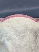 Double Wedding Ring Machine Stitched Quilt - 84" x 70"