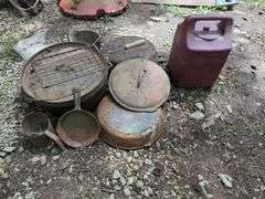 Camping and Outdoor Cooking Lot - Cast Iron, Lantern, and More!
