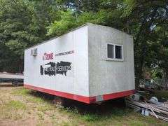 Mobile Trailer With Side Door And Window, No Title