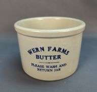 Wern Farms Butter Jar - Stoneware Crock