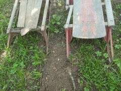 Vintage Rail Sleds, Qty 2
