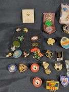Pin collection Including Girl Scouts, Boy Scouts, Bowling Leagues, And More