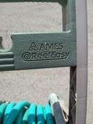 Ames Reel Easy Hose Reel Cart With Hose And Scotts Speedy Green 2000 Spreader
