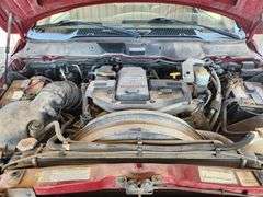 2007 Dodge Ram 3500 Pick-up Truck, 6.7L Cummins Turbo Diesel Engine, Odometer Reads 59,960, VIN# 3D6WH46A17G778060, With Auto Crane 3203 PRX, Storage, Engine Light On, Transmission Hard Shift, Kansas Title, See Details For Video