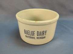 Ruelof Dairy Galesburg Michigan Stoneware Crock