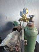 Oxygen Acetylene Welding Cutting Torch Set with Cart