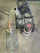 Craftsman Router, Black & Decker Miter Saw, and Tile Cutter