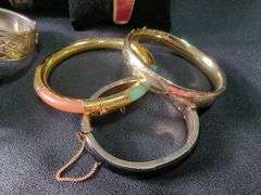 Cuff Bracelets, Qty 5 And Costume WatchesQty 2