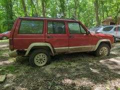 1993 Jeep Cherokee Sport Utility Vehicle, VIN 1J4FJ78S5PL502124, Mileage Unknown, Missouri Title, FRIDAY Pick Up