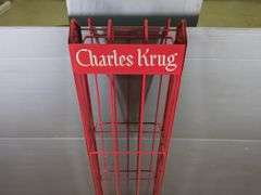 Charles Krug Wine Rack Display