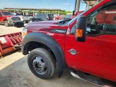 2015 Ford F 550 Heavy Duty 4x4 Truck With Snow Plow and Monroe Spreader, Odometer Reads 75,797 Miles, VIN# 1FD0X5HT7FEB32574, Engine Oil Leak, Kansas Title, See Details For Video, See Details For Video
