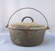 Griswold Erie Cast Iron Dutch Oven Pot with Lid