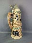 German Beer Steins and Jagermeister Wall Plate Collection