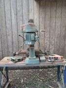 Vintage SHYIR TA Electric Milling/Drilling Machine on Cart