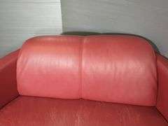 Caliá Italia Red Leather Armchair