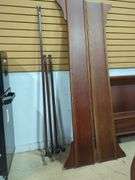 Wooden Sleigh Bed Frame